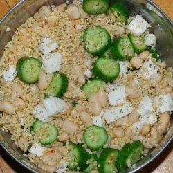 Cucumber Millet Bean Salad With Feta