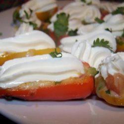 Grilled Sweet Pepper Poppers