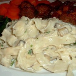 Garlic-mushroom sauce (for pasta)