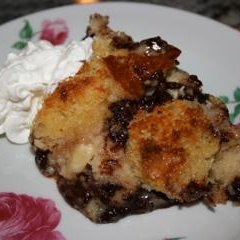 Chocolate Banana Bread Pudding