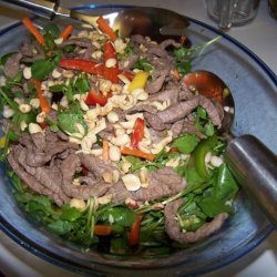 Stir-Fried Beef With Mango Salad