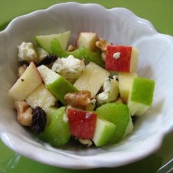 Crisp 'n Good Apple Salad With Walnuts and Walnut Oil Dressing