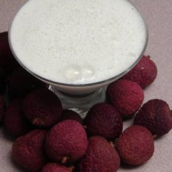 Lychee Lime Lassi  (Yogurt Drink)