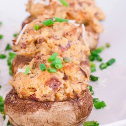 Cream Cheese and Bacon Stuffed Mushrooms