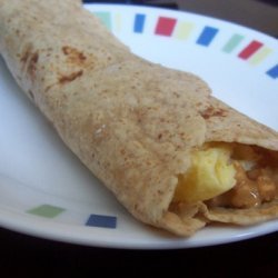 Peanut Butter Protein Snack Wrap