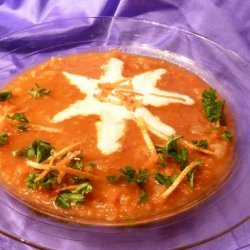 Carrot, Red Lentil and Orange Soup