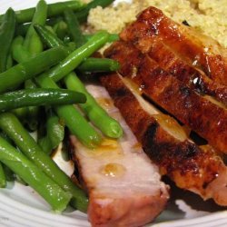 Grilled Spiced Pork, Orange-Lime Glaze & Sugar-Snap Peas Ww