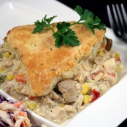 Turkey/Chicken Pot Pie With Herbed Dumpling Crust