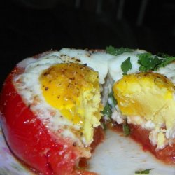 Eggs in Tomato Cases