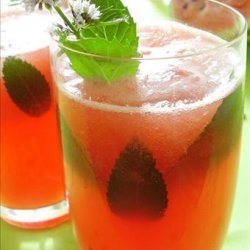 Agua Fresca de Melon (Watermelon Sparkling Water)