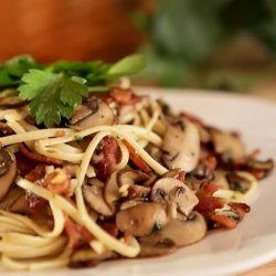 Mushroom-Bacon Pasta