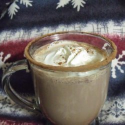 Hot Chocolate With Skim Milk, Cocoa Powder and Maple Syrup