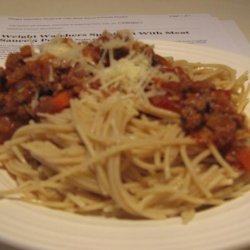 Weight Watchers Spaghetti With Meat Sauce 5 Points