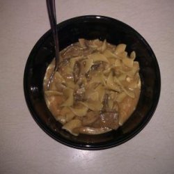 Creamy Beef Stroganoff