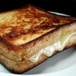 Lightly-Butter Fried Cheese Sandwich