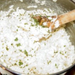 Risotto with Garlic and Parmesan