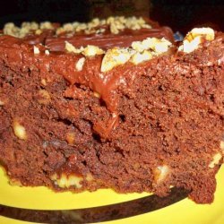 Walnut Brownie Loaf  W/Cocoa Fudge Frosting