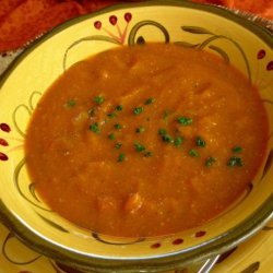 Silky Spicy Carrot Soup