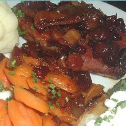 Pork Chops With Cranberries (Crock Pot)