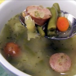 German Bean and Sausage Soup