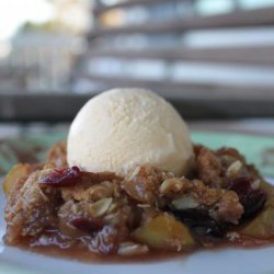 Orgasmic Cranberry Pear Crisp!