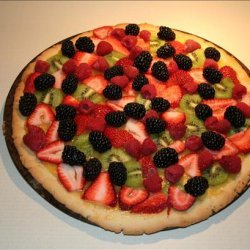 Fresh Fruit Pizza With Lemon Curd (5 Ww Pts.)