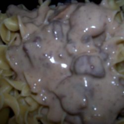 Simple Tangy Beef Stroganoff