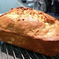 Ginger Pear Vanilla Quick Bread, Light