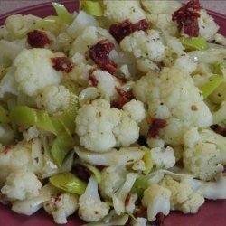 Cauliflower With Leeks and Sun-dried Tomatoes