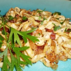 Bacon Onion Spaetzle