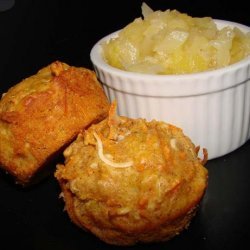 Carrot Cake Muffins With Cinnamon Glaze