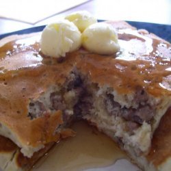 Light Apple Blueberry Pancakes