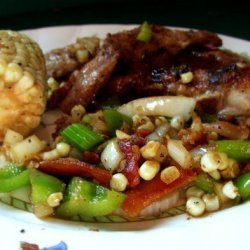 Maple-Glazed Pork Chops With Roasted Corn Relish