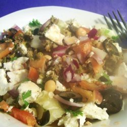 Cucumber & Chick Pea Salad