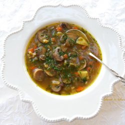 Savory Mushroom-barley Soup