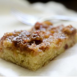 Upside Down Rhubarb Cake