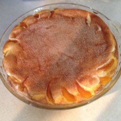 Peaches and Cream Cheesecake