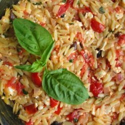 Greek Orzo Bake