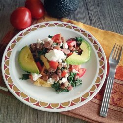 Pinto Beans With Greens