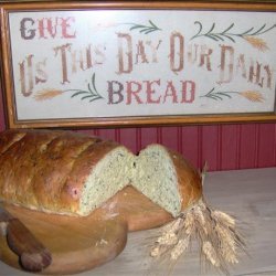 Spinach and Parmesan Rustic Bread  (Bread Machine)