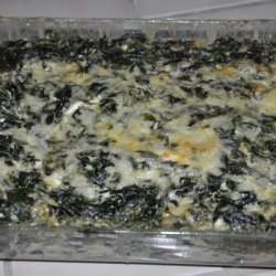 Fantastic Creamed Spinach Gratin