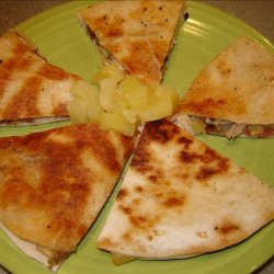 Quick Caribbean Quesadillas