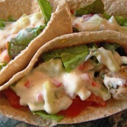 Mediterranean Turkey Meatball Sandwiches (Pita or Wrap)