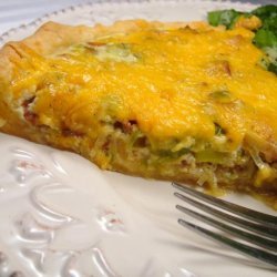 Leek-Bacon-Cheddar Tart