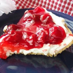 Easy Cherry or Blueberry Cream Pie (No-Bake)