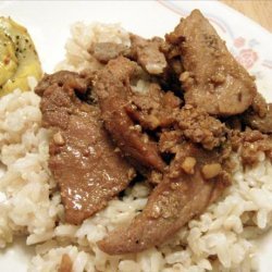 Sauteed Pork With Ginger & Garlic