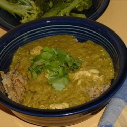 Bombay Chicken with Red Split Lentils