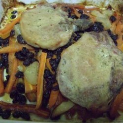 Lazy Vegetable Pork Chop Bake