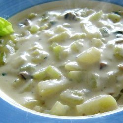 Vegan Cream of Celery Soup