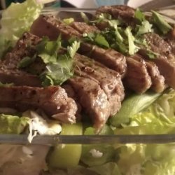 Seared Steak Salad With Edamame & Cilantro (With Variations)